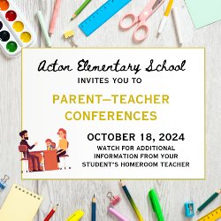 parent-teacher conference flyer